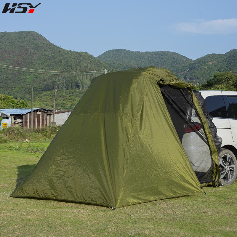 Cheap Goat Tents Portable Car Trunk Tent Tailgate Shade Awning Trail Extension Tent Rear Tent Rainproof Sunshade Canopy for Road Traveling Tour   
